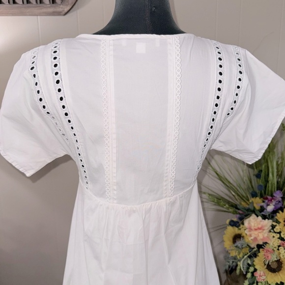 Marissa Webb • Eyelet Pintuck Minidress - Picture 9 of 15